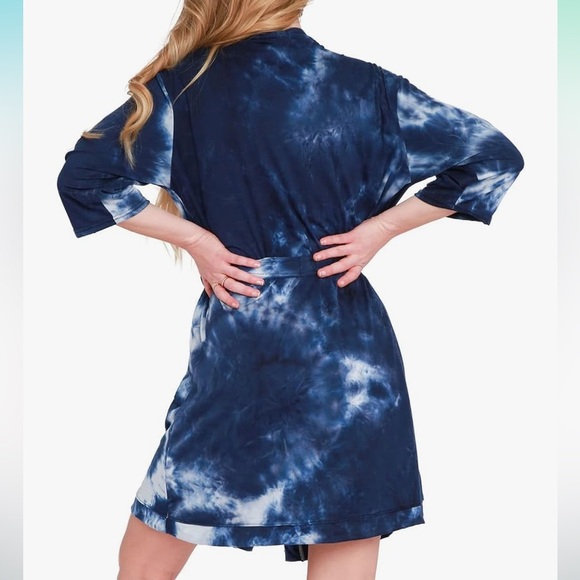 NEW hello mello tie dye lounge robe - Picture 6 of 12